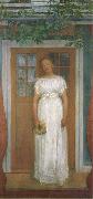 Carl Larsson Seventeen Years old oil painting on canvas